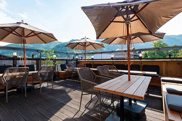 OBU CAFE interior&terrace